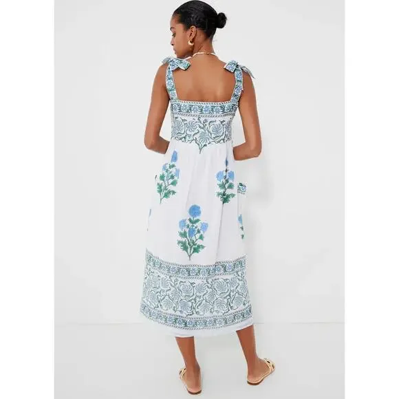 TUCKERNUCK Juliet Dunn Exclusive Poppy Tie Shoulder Dress NWT Size 2 - Picture 5 of 10